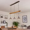 Ambri Pendant Light matt nickel, 3-light sources