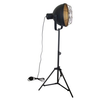 Brilliant Jesper Floor Lamp black, 1-light source