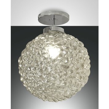 Fabas Luce EGO Ceiling light chrome, 1-light source