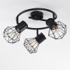 Bardhaman Ceiling Light black, 3-light sources