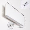 MOSAMBIK Wall Light LED white, 1-light source