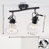 Bohemia Ceiling Light black, 2-light sources