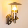 Forli wall light stainless steel, 1-light source, Motion sensor
