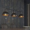GROENEKAN Pendant Light black, 3-light sources