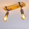 PRAIA Ceiling Light brown, grey, 2-light sources