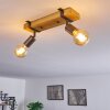 PRAIA Ceiling Light brown, grey, 2-light sources