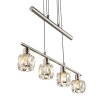 Globo KRIS Pendant Light matt nickel, 4-light sources