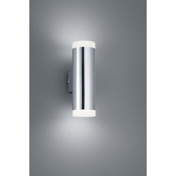 Trio RAY Wall Light LED chrome, 2-light sources