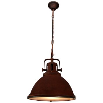 Brilliant JESPER Pendant Light rust-coloured, 1-light source