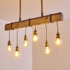 RIMFORSA Pendant Light brown, rust-coloured, 6-light sources