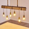 RIMFORSA Pendant Light brown, rust-coloured, 6-light sources