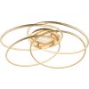 Globo BARNA ceiling light LED gold, 1-light source, Remote control