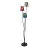 Globo TICON Floor Lamp black, 3-light sources