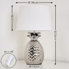 Pina Table Lamp white, 1-light source