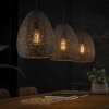 OMMERLANDERWIJK Pendant Light brown, black, 3-light sources