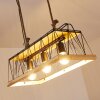 LOGUM Pendant Light brown, black, 3-light sources