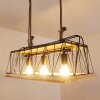 LOGUM Pendant Light brown, black, 3-light sources