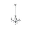 chandelier Trio Leuchten LUCERNA chrome, 5-light sources