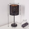 Liared Table Lamp black, 1-light source