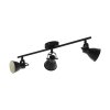 EGLO SERAS ceiling spotlight LED black, 3-light sources