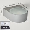 HADERSLEV Outdoor Wall Light grey, 1-light source