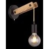 Globo VISSO Wall Light brown, black, 1-light source