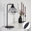 MORZINE Table lamp black, 1-light source