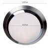 Steinhauer CEILING AND WALL Ceiling Light LED chrome, 1-light source