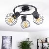 KENIA Ceiling Light grey, black, 3-light sources