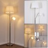 GUNSTOCK Floor Lamp polished nickel, 2-light sources