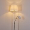 GUNSTOCK Floor Lamp polished nickel, 2-light sources