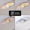 Chunky Ceiling Light LED chrome, silver, 1-light source