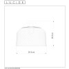 Ceiling Light Lucide MESH black, 1-light source