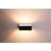 Ideallux BOX AP2 wall light black, 2-light sources