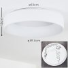 KAMPALA Ceiling Light LED white, 1-light source