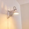 Stranderott Wall Light chrome, white, 1-light source
