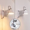 Stranderott Wall Light chrome, white, 1-light source