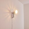 Stranderott Wall Light chrome, white, 1-light source