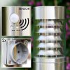 Dakar path light Stainless steel color, 1-light source, Motion sensor