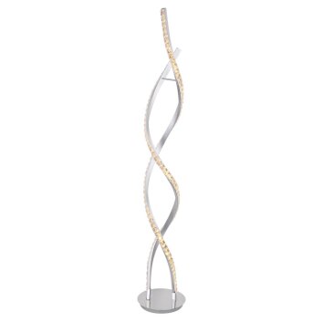 Floor Lamp Globo STANIOS LED chrome, 1-light source, Remote control, Colour changer