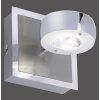 Wall Light Leuchten Direkt Ls-OPTI LED stainless steel, 2-light sources, Remote control, Colour changer