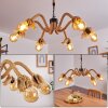 FREETOWN Pendant Light brown, black, 6-light sources