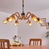 FREETOWN Pendant Light brown, black, 6-light sources