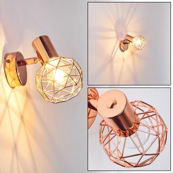 PALMIRA Wall Light copper, 1-light source