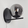 HOGATZA Wall Light black, 1-light source