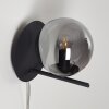 HOGATZA Wall Light black, 1-light source