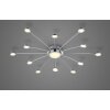 Trio-Leuchten Bodrum Ceiling Light LED chrome, 12-light sources, Remote control