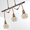 Bangui Pendant Light brown, black, 3-light sources