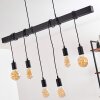 BARBENGO Pendant Light black, 6-light sources