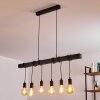 BARBENGO Pendant Light black, 6-light sources
